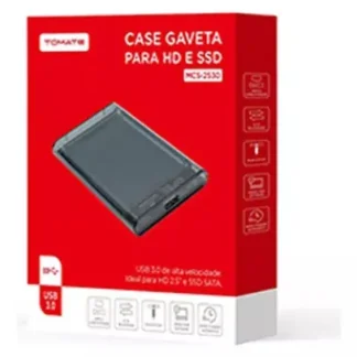 Case Gaveta para HD e SSD Tomate MCS-2530 - Proteção e Praticidade