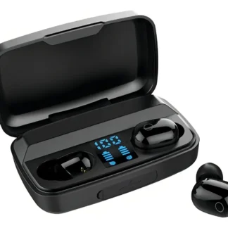 Fone Bluetooth A'Gold FN-BAT20 Preto Gamer TWS com Powerbank IPX6