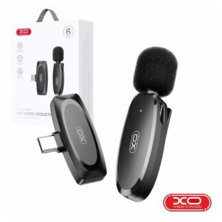 Microfone Lapela S/ fio Receptor USB-C XO MKFO8A