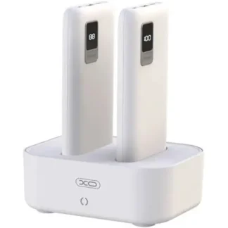 kit carregador 2 em 1 Base de Carregamento Com 2 PowerBanks 10000mAh carregador por induçao original PR151 XO
