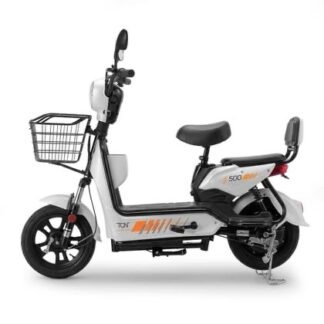 Bicicleta Elétrica TCN Basket Branca com Autonomia de 40km