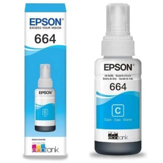 Refil De Tinta Ciano T664 Original Epson
