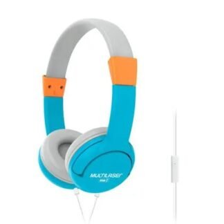 Headphone Multilaser Kids Happy Azul & Rosa - PH377