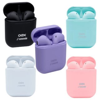 Fone bluetooth oex candy freedom tws11 branco