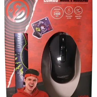 Kit Mouse Usb E Mousepad Enaldinho Mc106 Oex