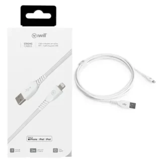 Cabo Para Iphone Lightning Iwill Strong 2m Mfi Homologado