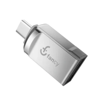 AD09 – Adaptador Otg p/ Type-C Transferência de Dados de Até 10 Gbps Fancy